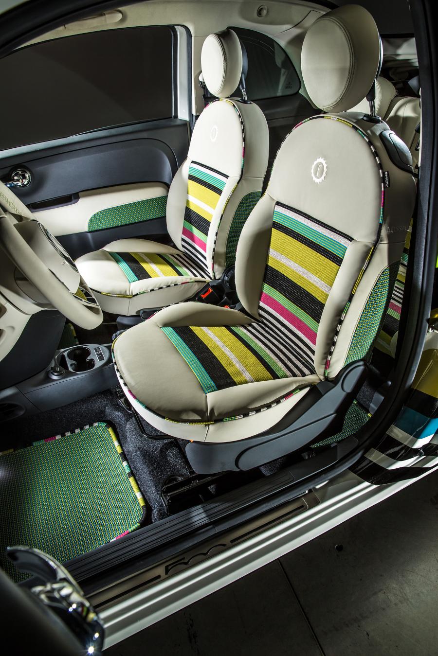 Интерьер Fiat 500C Missoni by Garage Italia Customs (312) 2017 года  (фото 18 из 20)